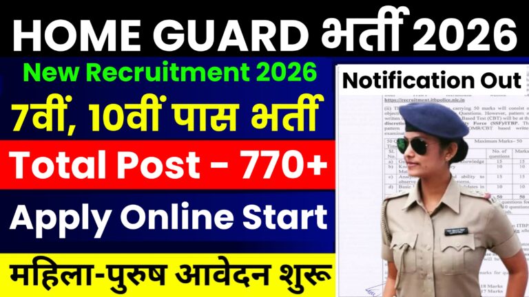 Jharkhand Home Guard Recruitment 2026